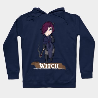 Witch: Cats are Better than People Anyway Hoodie